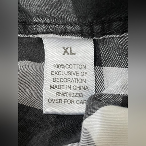 44mm Legendary Work Wear Long Sleeve Check Shirt Men’s XL - Picture 4 of 4